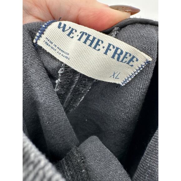 Free People We The Free High Roller Skirtall Womens XL Black Denim Dress - Picture 7 of 9